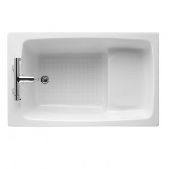 Armitage Shanks Single Ended Rectangular Bath 1200mm x 750mm - 2 Tap Holes (inc Leg Set)