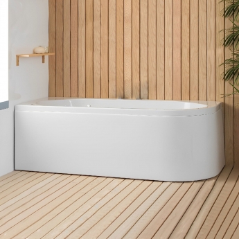 Carron Status Offset Corner Bath 1600mm x 725mm Right Handed - 5mm Acrylic