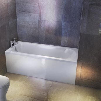 Cleargreen Reuse Rectangular Single Ended Bath 1700mm x 750mm - White (inc Leg Set)