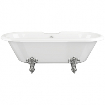 Signature Duchess Freestanding Bath 1690mm x 740mm White - 2 Tap Hole (inc Leg Set)